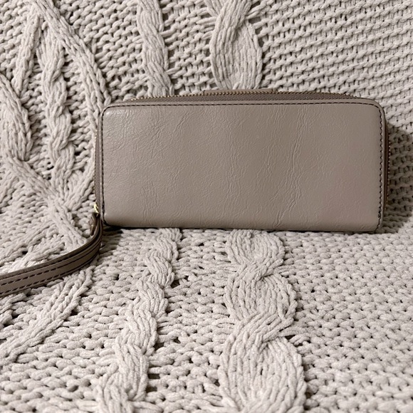 Fossil Zip Around Wallet - Stone - Picture 3 of 4